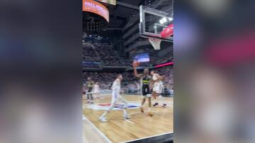 La afición del Partizán estalla en redes por esta acción clave de Hezonja: pudo cambiarlo todo