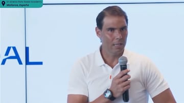 ¡°No me gusta la palabra pero me siento con fuerza de decirla...¡±: el momento m¨¢s impactante de Nadal