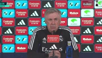 Meten a Ancelotti en un jardín y su cara es un poema: “¿piensa sentar a Modric, Benzema y Kroos?”