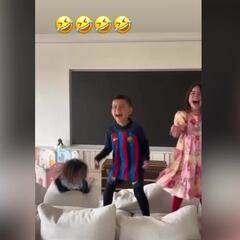Ha causado todo tipo de reacciones: Georgina y Cristiano publican un vídeo de su hijo con la camiseta del FC Barcelona