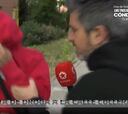 Un reportero de Telemadrid se enzarza con un joven que pretendía boicotear su conexión en directo