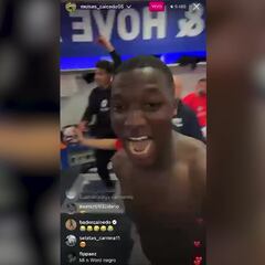 La celebración viral de Moisés Caicedo tras clasificar al Brighton a Europa