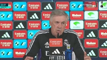 Jamás le imaginábamos así: Ancelotti sacando pecho de sus resultados