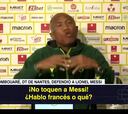 El entrenador del Nantes salta en defensa de Messi: “No lo toquen, lo amo”