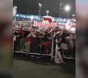 Así fue el banderazo de la afición para animar a River