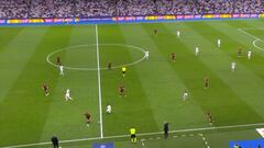 Sin el 3D, esto es lo único que se vio en TV para saber si el gol del City fue ilegal