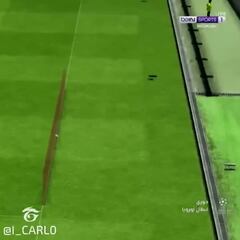 La imagen de BeIn que acreditaría que el balón sale antes del gol de De Bruyne