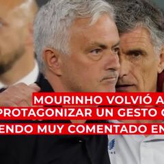 El gesto que no se vio de Mourinho justo 2″ antes de perder la final