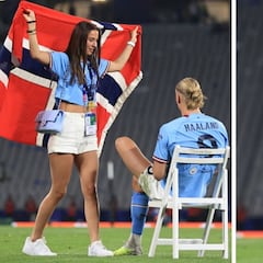 El Casillas-Sara Carbonero de Haaland en la final de la Champions