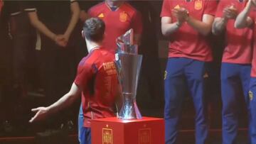 El cántico despectivo del público del WiZink cuando habló Gavi