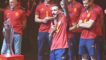 La reacción viral de Luis de la Fuente cuando Joselu gritó “Hala Madrid”