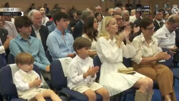 Los 10∪ de la mujer de Joselu y cu?ada de Carvajal en la presentaci車n que tocan la fibra sensible del merengue