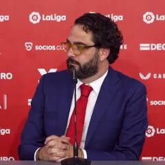 Orta se estrena en el Sevilla anunciando por error un fichaje antes que el club