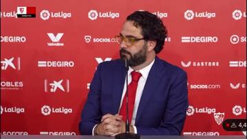 Orta se estrena en el Sevilla anunciando por error un fichaje antes que el club