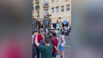 Tenso recibimiento al Bar?a en el WiZink entre graves insultos