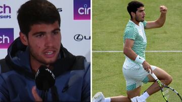 Alcaraz se sincera en sala de prensa y explica exactamente qu¨¦ tiene que mejorar ya