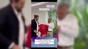 Amaury Vergara a Adán Augusto López: “El mejor fichaje”