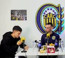 El divertido de Facundo Buonanotte con Alejandro Garnacho con Rosario Central de fondo