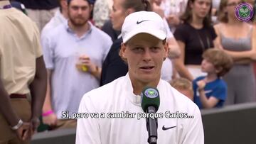 Le tienen pánico a Alcaraz: la respuesta de Sinner tras ganar que dejó a la Central de Wimbledon muerta de risa