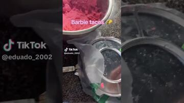 Vídeo: Fans de Barbie crean sus tacos con todo y tortilla rosa