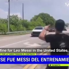 Watch: Lionel Messi runs a red light in Miami and narrowly avoids a serious car crash