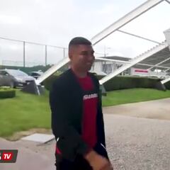 Watch: Casemiro returns to Manchester United training and his physical change has gone viral