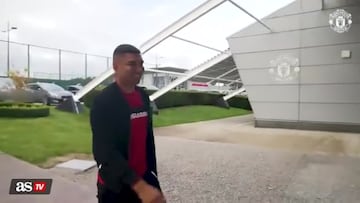 Watch: Casemiro returns to Manchester United training and his physical change has gone viral