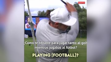 Bale asked why he played golf so much in Madrid