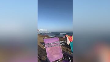 Va a una playa de Marbella y lo que se encuentra impacta y de qu¨¦ manera en TikTok