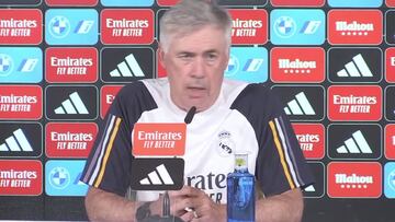 Desató una carcajada general: la respuesta Ancelotti cuando le preguntan por las cualidades de su nuevo portero