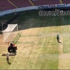 Vídeo: El lamentable estado de la cancha del Estadio Jalisco a horas que se juegue el Atlas vs América