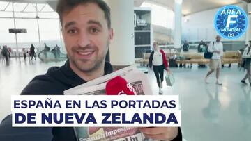 Locura con la Selecci¨®n en Nueva Zelanda: las finalistas ocupan todas las portadas