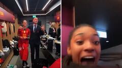 Rubiales, eufórico en el vestuario: viaje pagado a Ibiza y boda con Jenni Hermoso