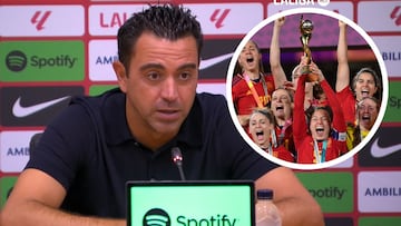 La felicitación de Xavi a la selección española femenina: “Cualquier elogio es poco”