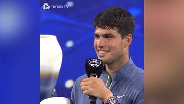 Alcaraz, al borde de las lágrimas: “Aprendo cada día, volveré más fuerte”