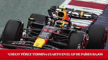 Checo Pérez tuvo un ‘día de locos’ en el ‘loco’ GP de los Países Bajos