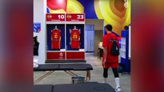 Piel de gallina: lo que pasó con Ricky Rubio en el vestuario antes del partido de España