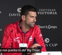 Respuesta de señor total y en español aún más: Djokovic, sobre Nadal y Federer