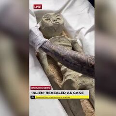 Were the Mexican alien corpses actually made of cake?