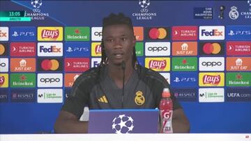 Su primera rueda de prensa en español y le suelta esto a un periodista: Camavinga deja muda la sala