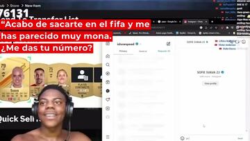 Un famoso youtuber intenta ligar con una jugadora del Madrid: su respuesta ya es viral