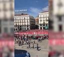 Los aficionados de Berlín inundan Madrid: la imagen es espectacular