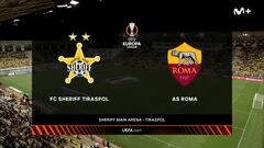 Resumen y goles del Sheriff vs Roma, jornada 1 de la fase de grupos de la Europa League