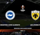Resumen y goles del Brighton vs AEK, fase de grupos de la Europa League