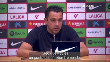 Los 25″ de Xavi en sala de prensa inimaginables hace un año: su reflexión sobre el juego bonito será muy comentada