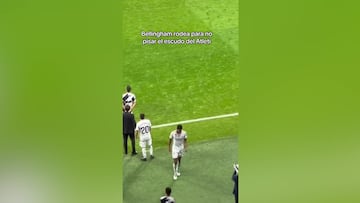 Ante el ruido, señorío: gesto de mucha clase de Bellingham con el Atleti
