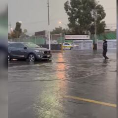 El Estadio Azteca sufrió los estragos de la lluvia en la CDMX