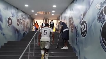 El Madrid muestra el recibimiento de sus compañeros a Bellingham: lo de Militao es otro nivel