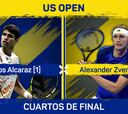Resumen de la victoria de Carlos Alcaraz sobre Zverev del US Open