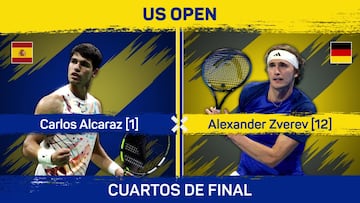 Resumen de la victoria de Carlos Alcaraz sobre Zverev del US Open